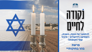 תמונת קאבר לסרטון נקודה לחיים לפרשת בהר בחוקותיי