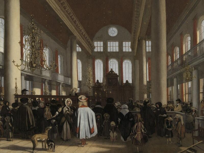 רביבים 1161 - כלבי נחייה בבית הכנסת