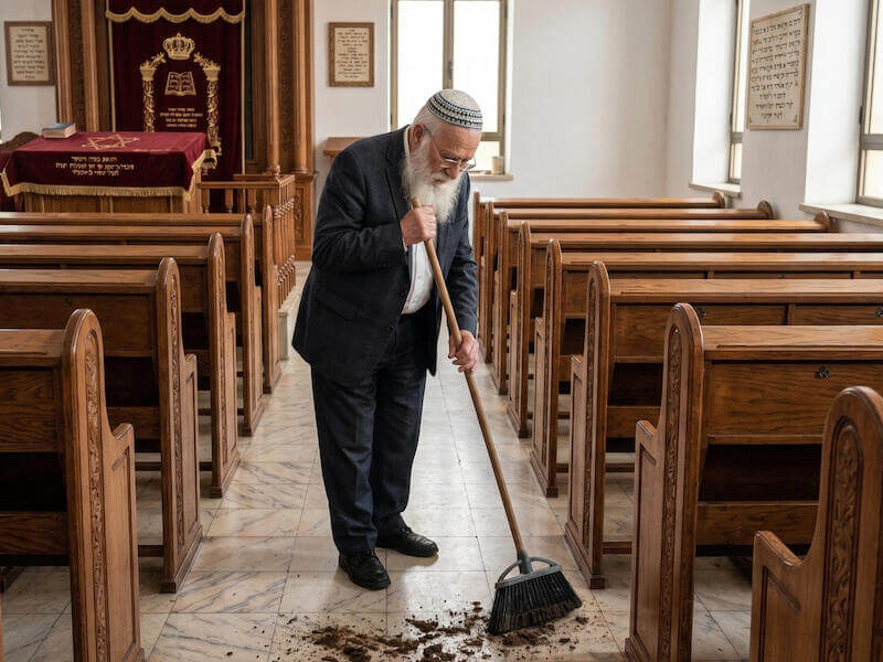 גבולות הקדושה של בית התפילה